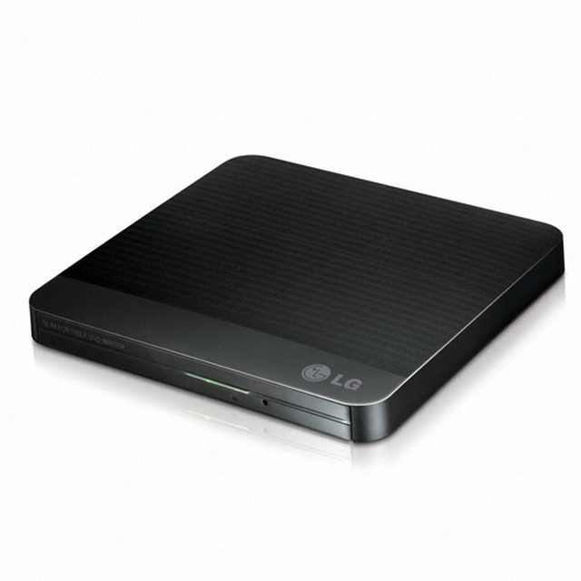 LG スリムポータブルDVDライター ブラック Hitachi-LG Data Storage