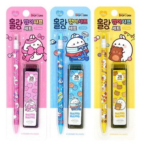 Molang 3 + 1 2.0mm Pencil & Lead - Blue