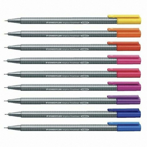 Staedtler TriPlus 334 C30P Fine Liner Pens in 30 Colours