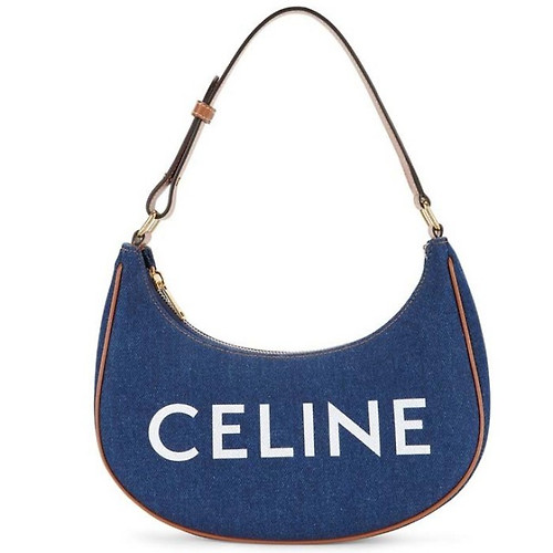Celine Small Cabas Thais in Triomphe All-Over Denim - SKU 199162FED07AT